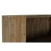 Полка DKD Home Decor Стеклянный Натуральный Переработанная древесина 4 Полки (90 x 40 x 160 cm)