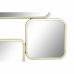 Specchio da parete DKD Home Decor Dorato Metallo (97,5 x 2,5 x 56 cm)