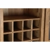 Дисплей-стенд DKD Home Decor Стеклянный Коричневый ротанг древесина акации (160 x 41 x 153 cm)