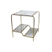 Side table DKD Home Decor Golden Metal Mirror 50 x 50 x 55 cm