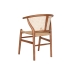 Обеденный стул DKD Home Decor 49 x 42 x 78 cm 57 x 48 x 80 cm Коричневый