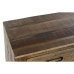 Příborník DKD Home Decor Černý Šedý Kov Tmavě hnědá mangové dřevo (150 x 43 x 90 cm)
