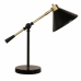 Bureaulamp DKD Home Decor Zwart Gouden Metaal (17,7 x 38 x 40,6 cm) (17,7 x 44 x 40,6 cm)