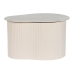Tavolo aggiuntivo Home ESPRIT Bianco Beige Marrone Chiaro Metallo Ceramica 70 x 46 x 38 cm