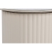 Mesa de apoio Home ESPRIT Branco Bege Marrom claro Metal Cerâmica 70 x 46 x 38 cm