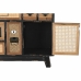Тумба с ящиками DKD Home Decor Чёрный Натуральный Ель Деревянный MDF Vintage 87 x 34 x 81,5 cm