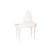 Fésülködő asztal DKD Home Decor 114 x 44 x 141 cm Fehér Bézs szín Mangófa Fa MDF