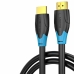HDMI Kabel Vention Černý Černá/modrá 1,5 m