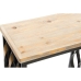 Szett 2 asztallal Home ESPRIT Fa Fém 64 x 34 x 65 cm