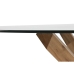 Lille serveringsbord Home ESPRIT Hærdet glas Hrastovina 60 x 60 x 42 cm