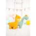 Plišane igračke Crochetts Bebe Rumena Dinosaur Žirafa 30 x 24 x 10 cm 2 Dijelovi