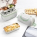3-i-1 lunsjboks med elektrisk damper med oppskrifter Beneam InnovaGoods