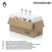 3-i-1 lunsjboks med elektrisk damper med oppskrifter Beneam InnovaGoods