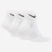 Sports Socks Nike EVERYDAY CUSHIONED SX7667 100 B White