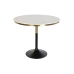 Valgomojo stalas DKD Home Decor 93 x 93 x 79,5 cm Juoda Auksinis Metalinis Balta Marmurą