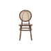 Cadeira DKD Home Decor Catanho escuro Rede Rotim Olmo (43 x 43 x 89 cm)