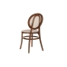 Chair DKD Home Decor Dark brown Grille Rattan Elm (43 x 43 x 89 cm)