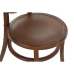 Cadeira DKD Home Decor Catanho escuro Rede Rotim Olmo (43 x 43 x 89 cm)