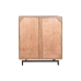 Schubladenschrank Home ESPRIT Braun natürlich Metall Akazienholz Moderne 87 x 47 x 100 cm