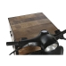 Komoda Home ESPRIT Brązowy Czarny Żelazo Drewno mango Motocykl Loft Zużyty 100 x 68 x 105 cm