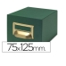 Refillable storage binder Liderpapel TV02 Green Fabric