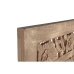 Kopfende des Betts Home ESPRIT Gold natürlich Holz MDF 180 x 3,5 x 180 cm