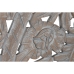 Gultas galvgalvis Home ESPRIT Pelēks Koks MDF 180 x 3,5 x 180 cm