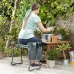 Trys viename sulankstoma sodo sėdynė su krepšiu įrankiams Situl InnovaGoods