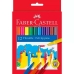 Flomasteru Komplekts Faber-Castell Daudzkrāsains (10 gb.)