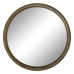 Nástěnné zrcadlo 88,2 x 2,5 x 88,2 cm Kulatý Zlatá Hliník