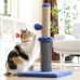 Stâlp de zgâriat și masaj cu minge pentru pisici Miausage InnovaGoods
