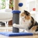 InnovaGoods® Poste rascador masajeador avec balle pour chats Miausage, satisfait les besoins de toilettage de votre chat, avec d
