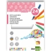 Set Viltstiften Liderpapel RT07 Multicolour (24 Onderdelen)