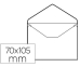 Enveloppes Liderpapel SB03 Blanc Papier 70 x 105 mm (5 Unités)