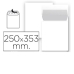 Enveloppen Liderpapel SB91 Wit Papier 250 x 353 mm (1 Stuks) (25 Stuks)