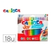 Tuschpennor Carioca 40555 Multicolour (18 Delar)