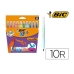 Set Viltstiften Bic 8289641 Multicolour (10 Onderdelen)