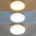 Takfläkt med LED-ljus och 4 Infällbara Blad Blalefan InnovaGoods Trä 72 W Ø49,5-104 cm