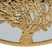 Nástěnné zrcadlo Zlatá Kov Sklo Železo 70 x 3,5 x 70 cm