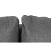 Kotna sedežna garnitura DKD Home Decor Siva Kovina Sodobna 276 x 152,5 x 84 cm