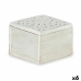 Διακοσμητικό κουτί Λευκό Ξύλο 11,5 x 8 x 11,5 cm (x6)