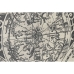 Conjunto de 3 quadros Home ESPRIT Branco Preto Mapa do Mundo 222 x 8 x 140 cm (3 Peças)