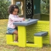 Mesa de picnic Smoby 81 x 54 x 49 cm Casa Infantil de Juego Verde