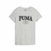 Marškinėliai su trumpomis rankovėmis Puma Squad Graphicc Tlight Šviesiai pilka (XS)
