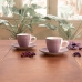 Set de Cești cu Farfurii Quid Vita Morning Roz Ceramică (4 Piese) (6 Unități)