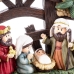 Božićni ukras Pisana Polirezin Jaslice / Betlehem 21,2 x 5,7 x 16 cm (6 Dijelovi)