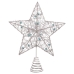 Karácsonyi csillag Ezüst színű Fém 20 x 5 x 25 cm