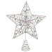 Estrella de Navidad Plateado Metal 20 x 5 x 25 cm