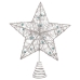 Stella di Natale Argentato Metallo 20 x 5 x 25 cm