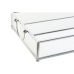 Set van trays DKD Home Decor Transparant Metaal Aluminium Kristal Shabby Chic 31 x 18 x 5,5 cm